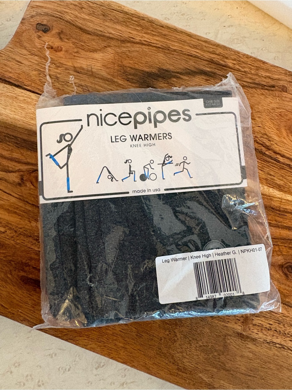 NWT Nicepipes Knee High Leg Warmers - As Seen on Shark Tank for fitness and yoga